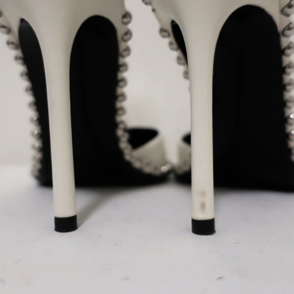 Alexander Wang Rina Pumps White Studded Size 35 - Picture 9 of 12